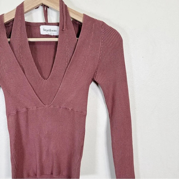 Heartloom Indra Sweater  Haltered Neck Vino Color - Picture 5 of 11